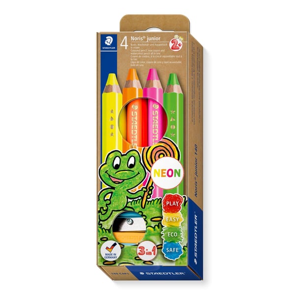 STAEDTLER 3 in1 Noris junior värikynät moniväriset 4 kpl (140 C4P1)