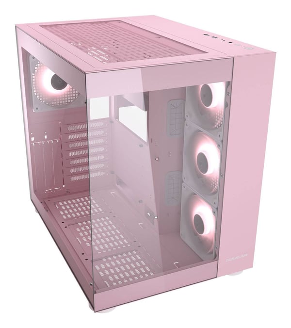 COUGAR FV150 ARGB miditowerchassi ATX CGR-5KA1P-RGB Micro-ATX Mini-ITX, rosa