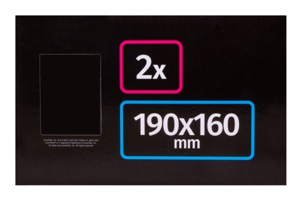 Levenhuk Zeno Lamp ZL23 LUM, 2x, Glass, 190 x 160 mm, AC, 220-240 V, Metall, Plastikk