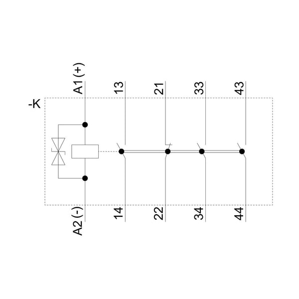 Siemens 3RH2131-1KF40 Koblingshjælperbeskyttelse 1 stk