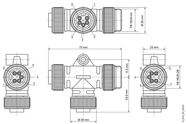Siemens 6GK19050FC00 Anturin/toimilaitteen sovitin 1 kpl