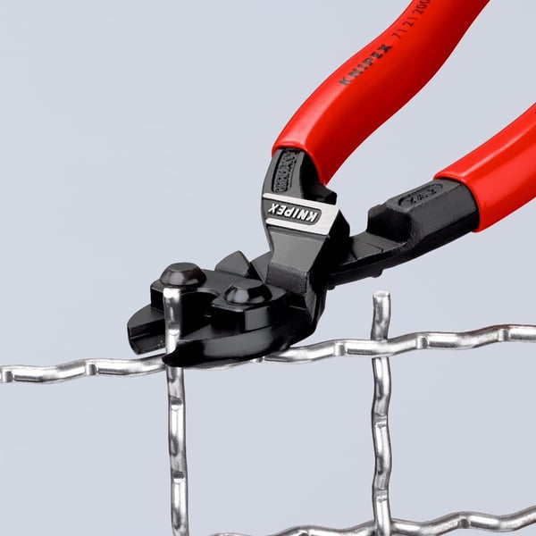 Knipex 71 21 200, Voimaleikkurit, 6 mm, Kromivanadiini-teräs, Muovi, Punainen, 200 mm