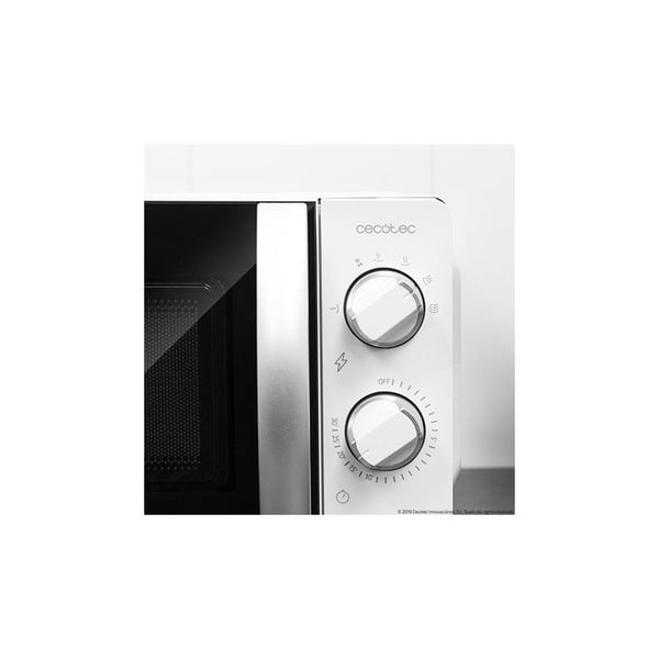 Cecotec ProClean 2010, Benkeplate, Solo mikrobølge ovn, 20 l, 700 W, Rotasjon, Hvit