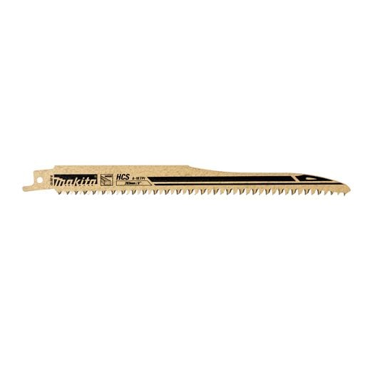 Makita - Blad till tigersåg - för trä, plast, spånskiva, plywood, MDF-skiva, construction wood - 5 delar - längd: 203 mm - bredd: 18 mm - för Makit...