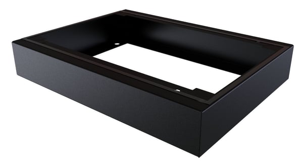 Lanview by Logon - Rack-sokkel - skapmonterbar - svart