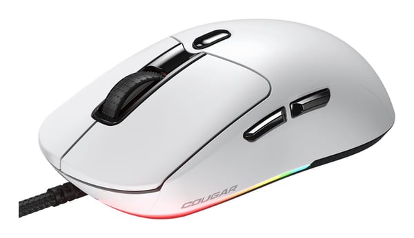 COUGAR CGR-WLMW-MINEO, Molempikätinen, Optinen, USB A-tyyppi, 6200 DPI, Valkoinen