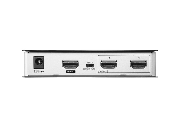 ATEN VS182B-AT-G, HDMI, 2x HDMI, 4096 x 2160 pikseliä, Musta, Metalli, 4K Ultra HD