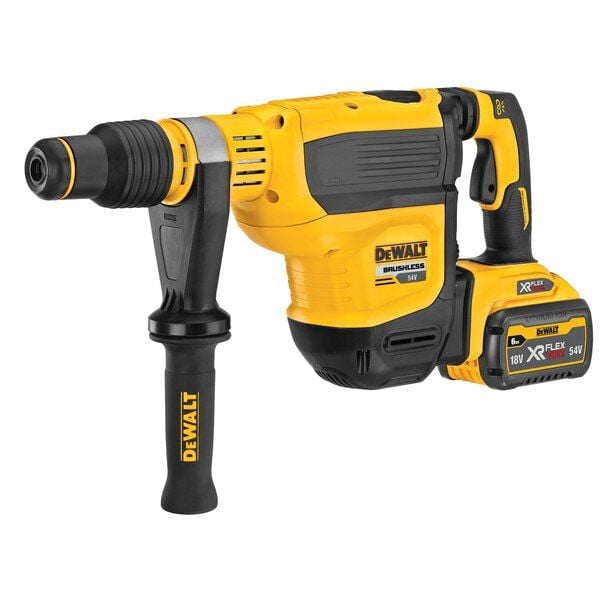 DeWALT DCH614X2-QW, SDS Max, Musta, Keltainen, Harjaton moottori, 4,5 cm, 190 RPM, 380 RPM