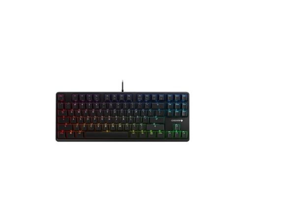 CHERRY G80-3000N RGB TKL - Taulukkokirja - bagbelyst - USB - US International - tastkontakt: CHERRY MX Silent Red - lajittelu