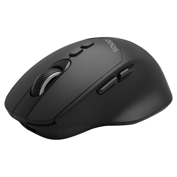 Savio MB-06, Ambidextrous, Bluetooth, 3800 dpi, Sort