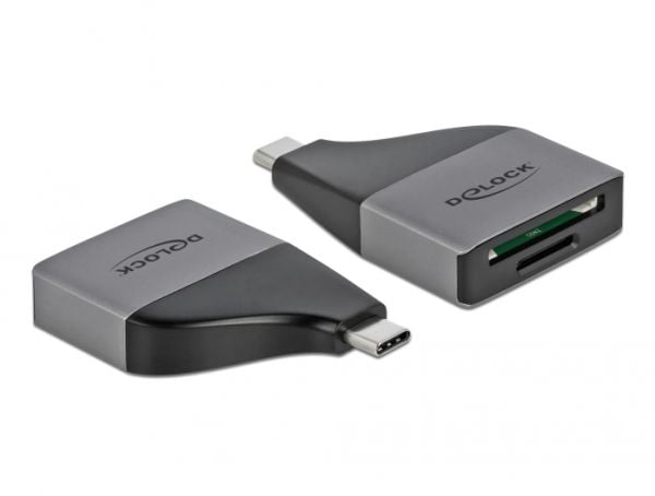 Delock - Kortleser (SD, miniSD, RS-MMC, TransFlash, microSD, SDHC, miniSDHC, microSDHC, SDHC UHS-I) - USB 3.2 Gen 1