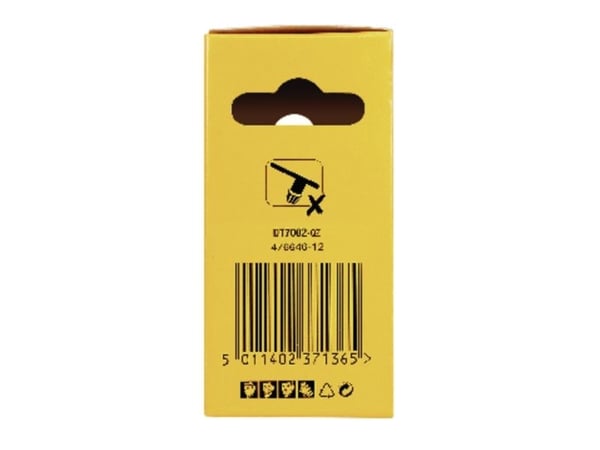 DeWALT DT7002-QZ, Avaimeton istukka, 1,3 cm, 1/2"-20, Terästä, Musta