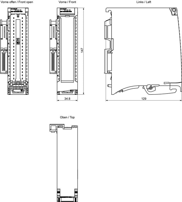 Siemens 6ES7532-5HD00-0AB0 PLC-PLC-lähtökortti