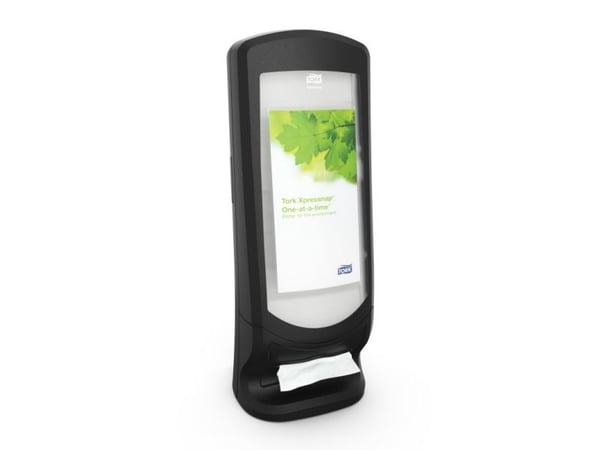 Serviettdispenser Tork N4 Xpressnap svart, veggmodell