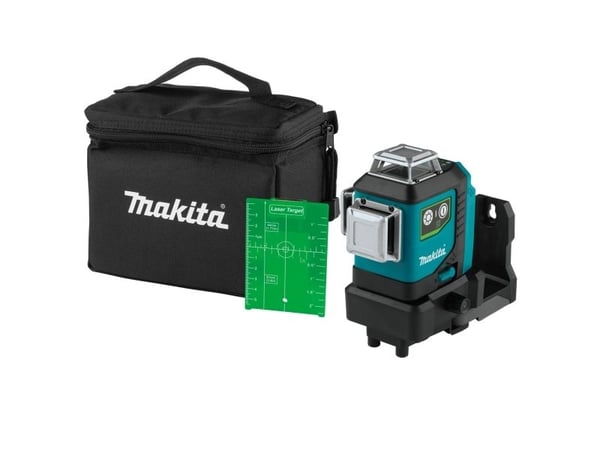 Makita SK700GD ristilaseri, 35 m, 3x360°, vihreä