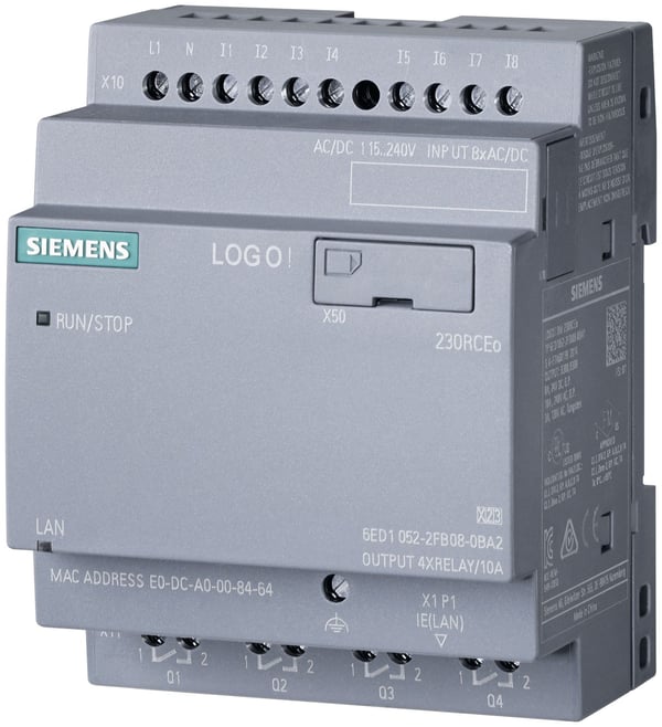 Siemens 6ED1052-2FB08-0BA2 PLC-ohjausmoduuli 115 V/DC, 230 V/DC, 115 V/AC, 230 V/AC