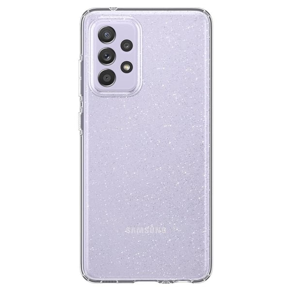 Spigen Liquid Crystal Glitter, Omslag, Samsung, Galaxy A72, 17 cm (6.7"), Transparent