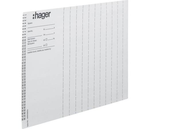 Hager ZZ90B, 10 kpl