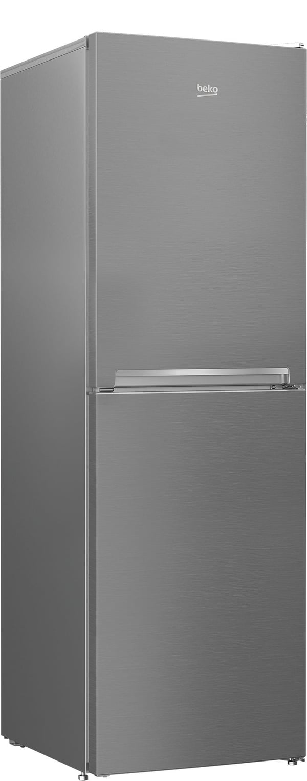 Beko RCHE390K30XPN - Kjøleskap/fryser - bunnfryser - bredde: 59.5 cm - dybde: 65.5 cm - høyde: 191 cm - 324 liter - Klasse F - rustfritt stål