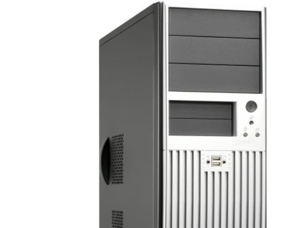 Chieftec GPF-350P -virtalähde, 350 W, TFX, ei-modulaarinen, hopea