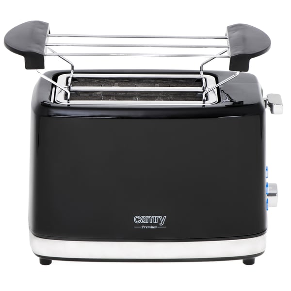 Camry Premium CR 3218, 2 skiver, Svart, Sølv, Knapper, Rotasjon, 900 W, 890 g, 2697 stykker