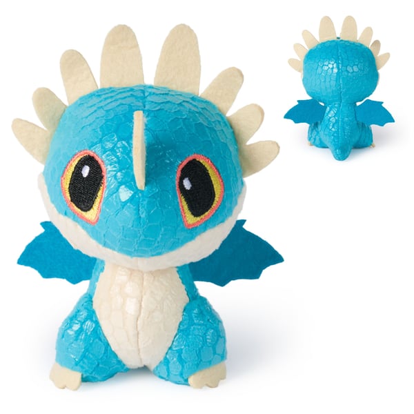 DRAGONS Plysj leketøy, 7,6 cm