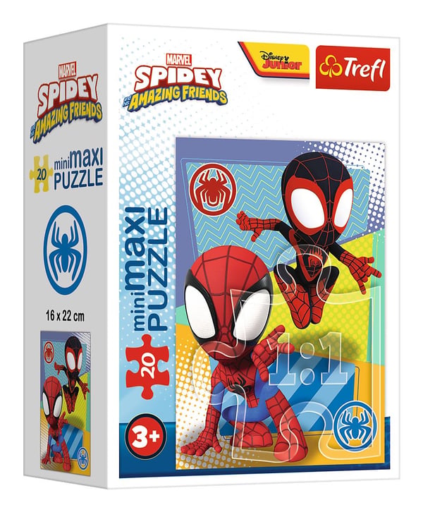 Trefl Puzzle 20el "miniMaxi" The Amazing Spidey. Spiday and Friends 21132, 21133, 21134, 21134, 21135 (56035) p24 Trefl mix. hinta per 1 kpl