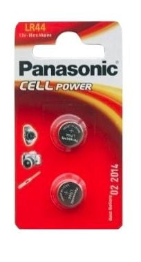 Panasonic LR-44EL/2B - Batteri 2 x LR44 - Alkalisk - 120 mAh