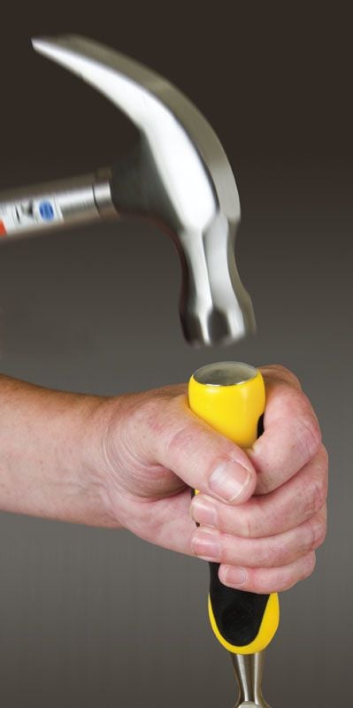 Stanley 0-16-870, Bred meisel, Meisel skjær, Stål, Sort, Gult, Ergonomisk, 6 mm