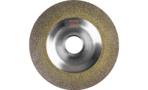 PFERD CC-GRIND-SOLID-DIAMOND 115-22,23 D 427, Teräs, valurauta, värimetalli, muovi, PFERD, 2,22 cm, 11,5 cm, 13300 rpm, 1 kpl