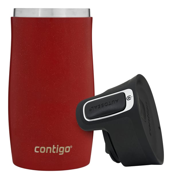 Contigo West Loop Mini lämpömuki 300ml - punainen metallinen