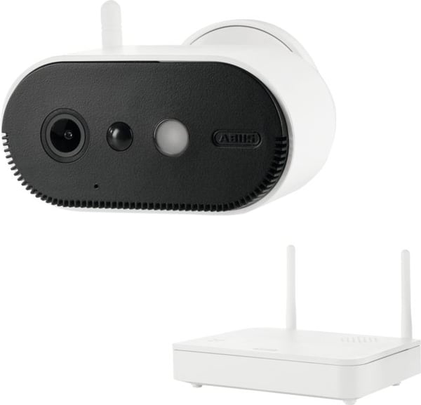 ABUS PPIC91000, IP-turvakamera, Sisätila ja ulkotila, Langaton, Katto/seinä/työpöytä, musta, Valkoinen, IP65