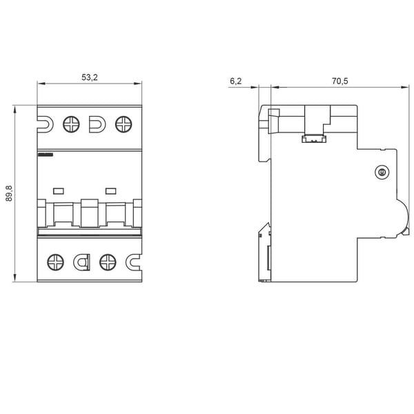 Siemens 5SP42916 5SP4291-6 feilstrømsbryter 100 A 400 V, IP20
