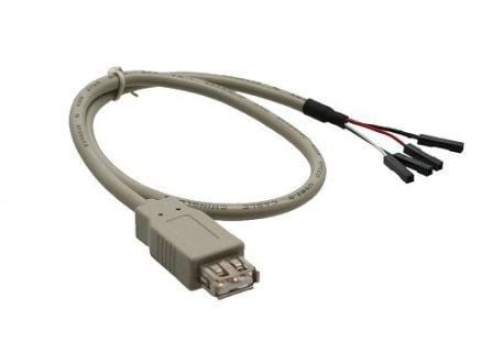 Delock - USB-kabel - USB (hona) till 5 stifts USB 2.0-rubrik (hona) - 40 cm