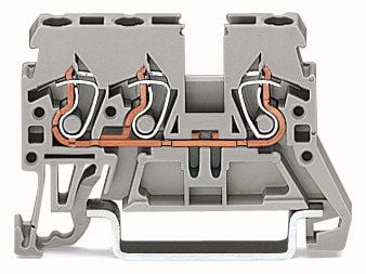 Wago koblingsklemme 3-leder 2,5mm2 (870-682)