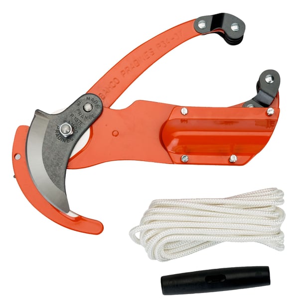 Bahco Professional korkeatasoinen oksasakseli. Vipumekanismi. Säädettävä varsiakseli 25 mm:n ja 35 mm:n akseleille. 5 m:n köyden kanssa. 40 mm:n le...