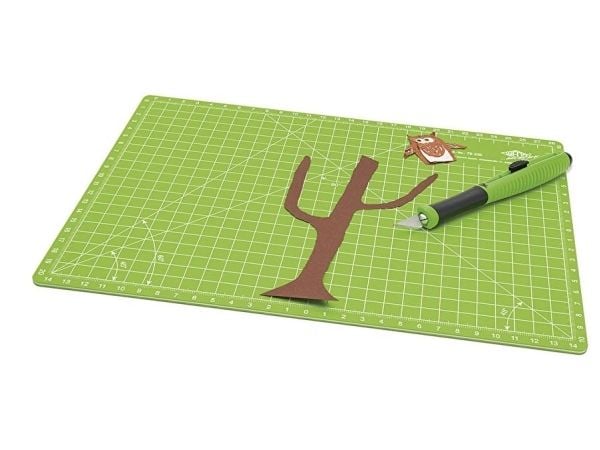 WEDO leikkuu- ja askartelualusta Comfortline, DIN A4, vihreä Mitat: (L)300 x (S)220 mm, ihanteellinen DIN A4-formaatille, - 1 kpl (79 230)