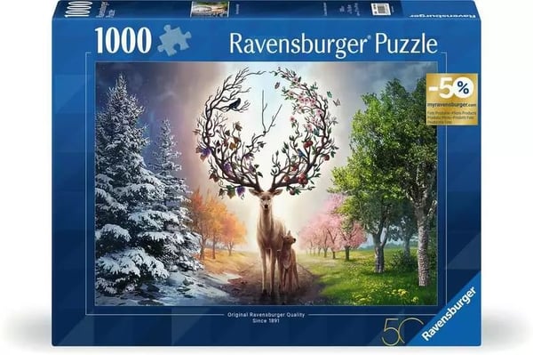 Ravensburger 12001088, 1000 stk, Dyr, 14 år
