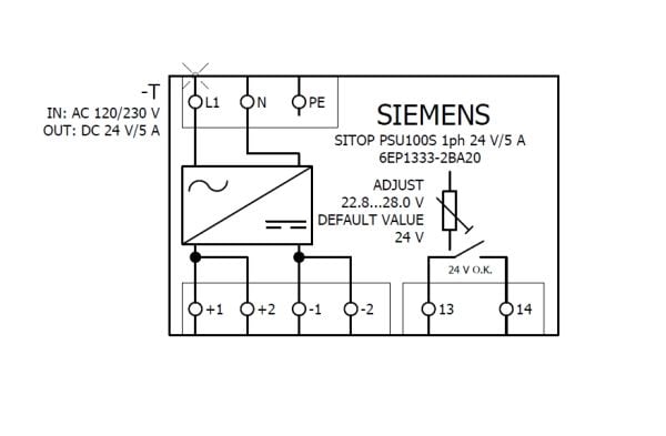 Siemens 6EP1333-2BA20, Sisätila, IP20, Monivärinen, CE, RoHS, REACH, 50 mm, 125 mm