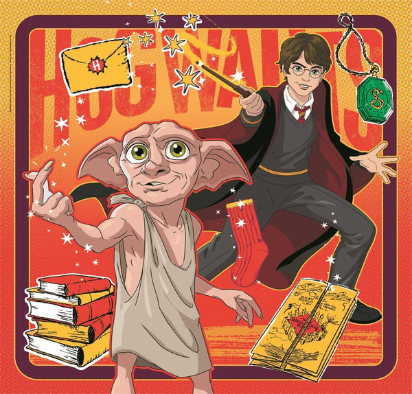 Pussel Square - Harry Potter, 3x48 bitar