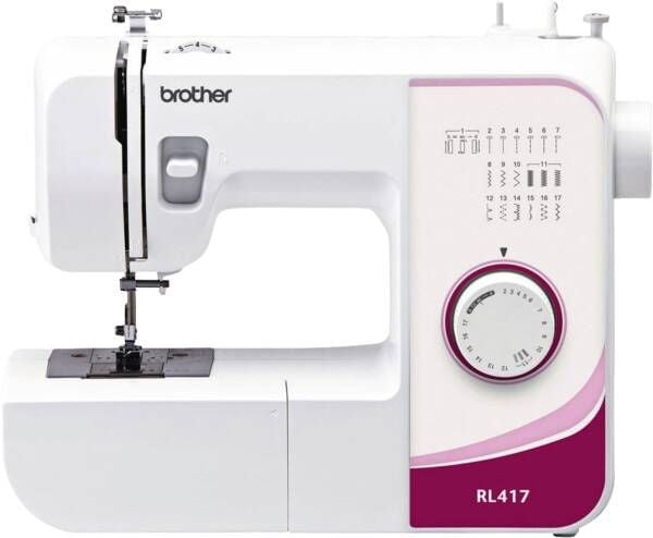 Brother RL417, Valkoinen, Automaattinen ompelukone, Ompelu, 4-vaiheinen, 0 - 4 mm, 5 mm
