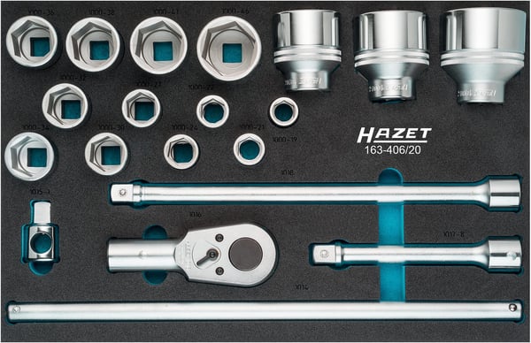 Hazet Yläavainsarja Metrinen 3/4 (20 mm) 20 kpl 163-406/20