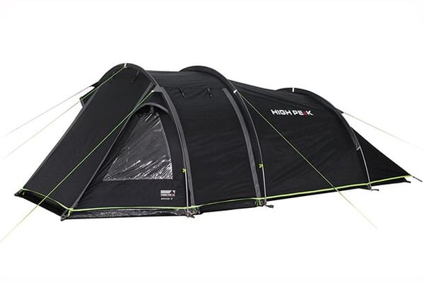 High Peak Atmos 3, Kupoltält, 3 personer, Svart, Grön