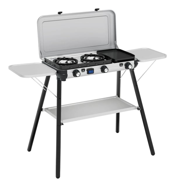 Campingaz 2213312, Bærbar grill, 3 zone(s), Ikke-klebende overtrekk, Sammenleggbar, 9,9 kg