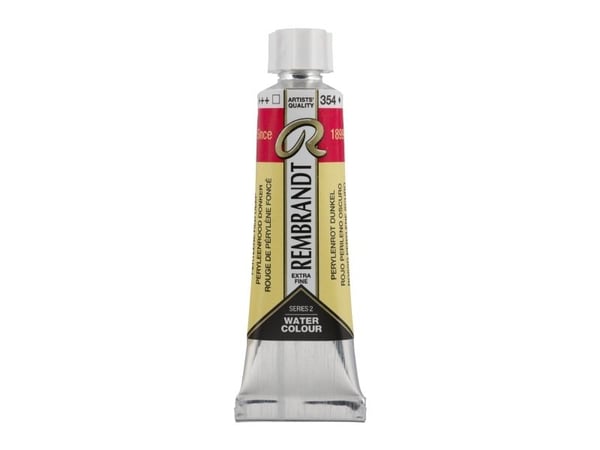 Rembrandt akvarelltube Perylene Red Deep 354