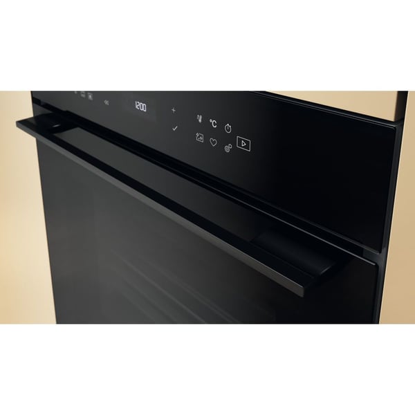 Whirlpool WOI78PT1SBA, Keskikokoinen, Sähköuuni, 73 L, 73 L, Hydrolyyttinen + pyrolyyttinen, Kiinteä