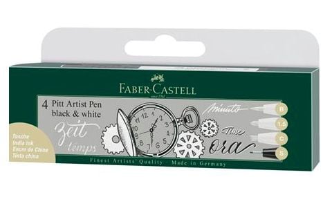 Faber-Castell 167151, Musta, Valkoinen, 1 kpl