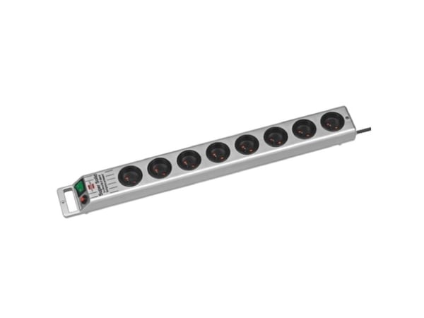 Brennenstuhl Super-Solid-Line 8 pistorasian ylijännitesuoja 2,5 m hopea (1153344118) Brennenstuhl Super-Solid-Line 8 pistorasian ylijännitesuoja 2,5 m hopea (1153344118)