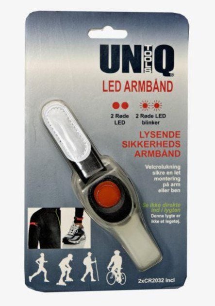 UniQ Ranneke 2 punaista diodia 2xCR2032 sis.