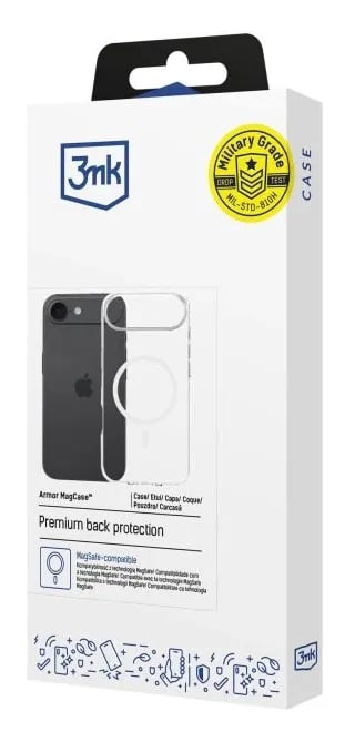 3MK 5903108664578, Etui, Apple, iPhone 17 Air, 16,5 cm (6.5"), Gjennomsiktig